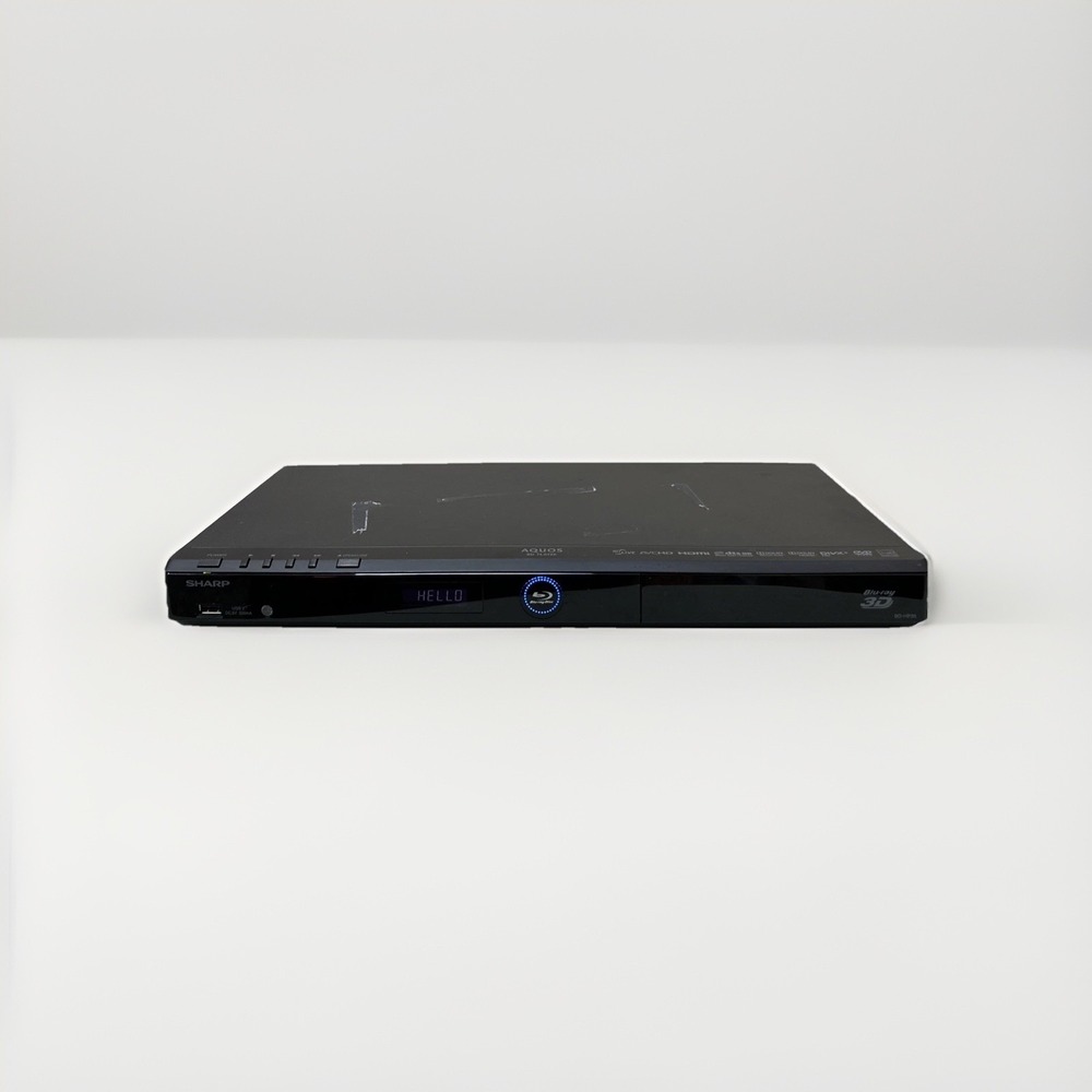 Sharp Aquos BD-HP35U Blu-ray / DVD Disc Player 3D HDMI Ethernet Tested No Remote